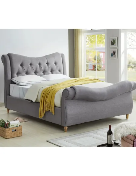 Arizona 6FT Bedframe - Grey | Murphy Furniture