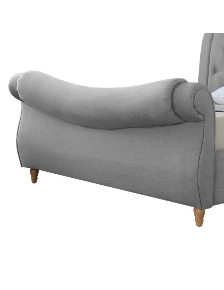 Arizona 6FT Bedframe - Grey | Murphy Furniture