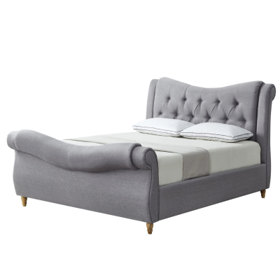 Arizona 6FT Bedframe - Grey | Murphy Furniture