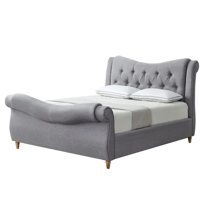 Arizona 6FT Bedframe - Grey | Murphy Furniture
