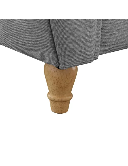 Arizona 6FT Bedframe - Grey | Murphy Furniture