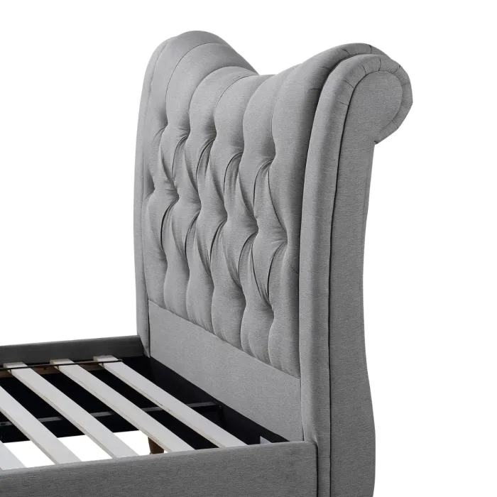 Arizona 6FT Bedframe - Grey | Murphy Furniture