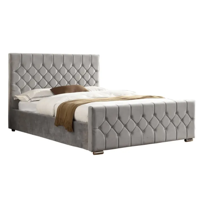 Galway 4FT  Bedframe - Silver | Murphy Furniture