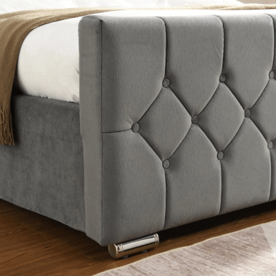 Galway 4FT Bedframe - Grey | Murphy Furniture