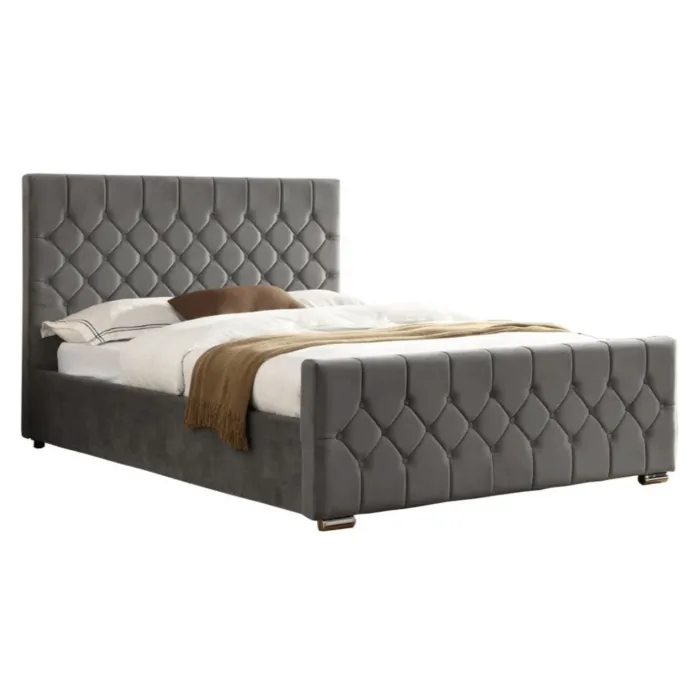 Galway 4FT Bedframe - Grey | Murphy Furniture
