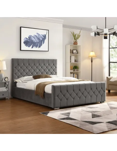 Galway 5FT Grey Bedframe | Murphy Furniture