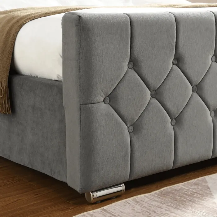 Galway 5FT Grey Bedframe | Murphy Furniture
