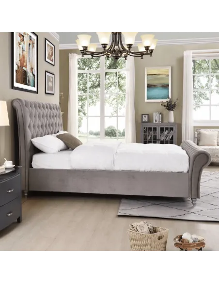 Kilkenny 5FT Bedframe - Silver | Murphy Furniture