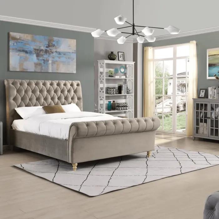 Kilkenny 6FT Bedframe - Mink | Murphy Furniture