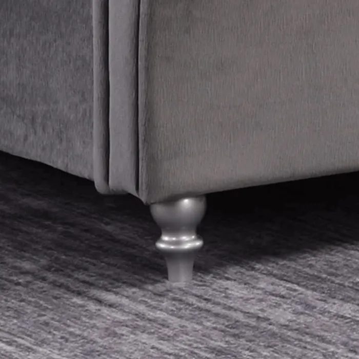 Kilkenny 6FT Bedframe - Grey Velvet | Murphy Furniture