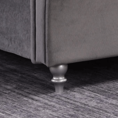 Kilkenny 5FT Bedframe - Grey Velvet | Murphy Furniture
