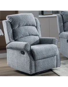 Drancy Electric Recliner Armchair - Stee | Murphy Furniture