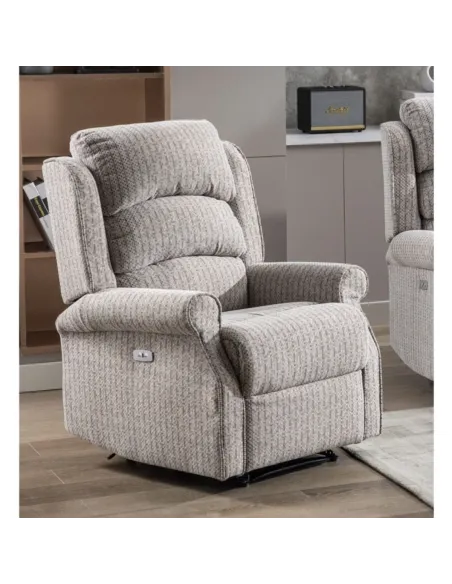 Drancy Electric Recliner Armchair - Natu | Murphy Furniture