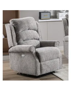Drancy Electric Recliner Armchair - Latte | Murphy Furniture
