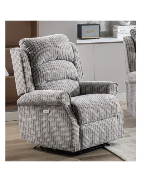 Drancy Electric Recliner Armchair - Latte | Murphy Furniture