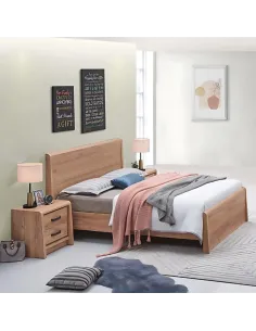 Jack 5ft Bedframe - Oak | Murphy Furniture