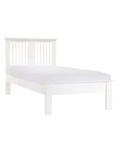 Hanna 3FT Slatted Bedframe - White | Murphy Furniture