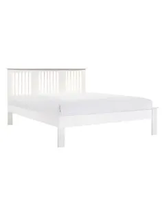 Hanna 4FT6 Slatted Bedframe - White | Murphy Furniture 2