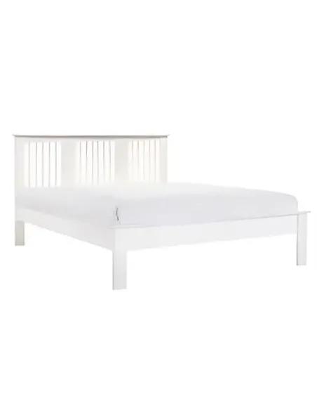 Hanna 4FT6 Slatted Bedframe - White | Murphy Furniture