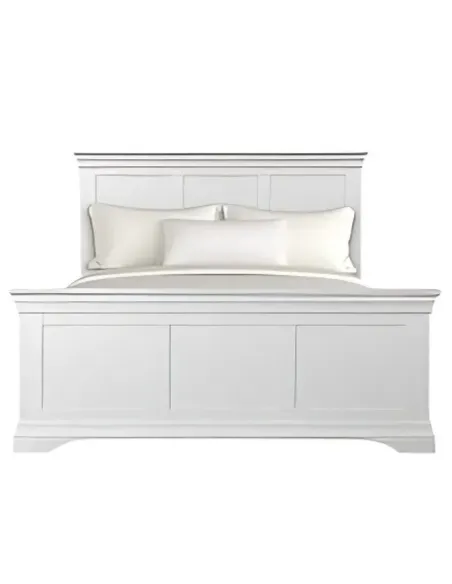 Bella 5FT Bedframe - White | Murphy Furniture