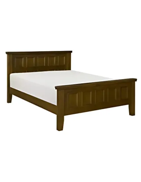 London 6FT Bedframe - Dark Woodgrain | Murphy Furniture