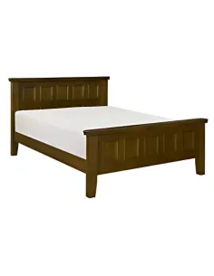 London 5FT Bedframe - Dark Woodgrain | Murphy Furniture