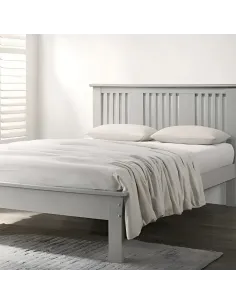 Alana 3FT Slatted Bedframe - Grey | Murphy Furniture