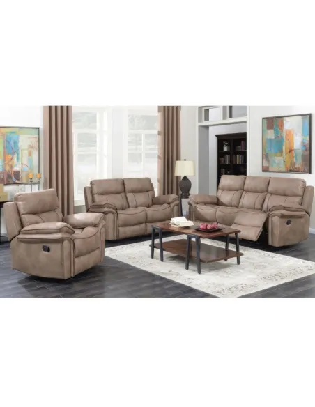 Richmond 2 Seater Recliner Sofa - Sahara | Murphy Furniture