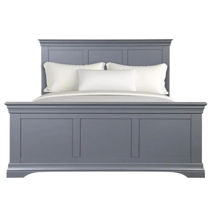 Daniella 4FT6 Bedframe - Dark Grey | Murphy Furniture
