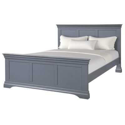 Daniella 4FT6 Bedframe - Dark Grey | Murphy Furniture