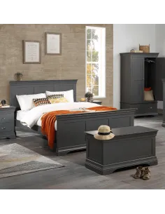 Daniella 5FT Bedframe - Dark Grey | Murphy Furniture