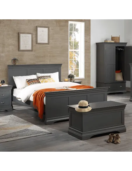 Daniella 5FT Bedframe - Dark Grey | Murphy Furniture