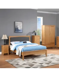 Kilkenny 4FT6 Bedframe - Oak | Murphy Furniture