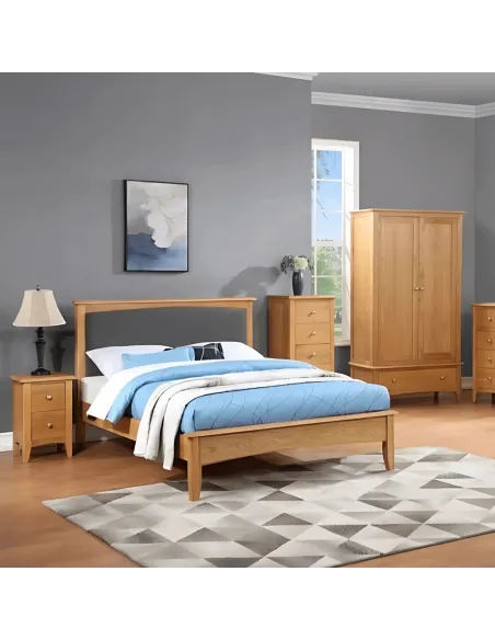 Kilkenny 4FT6 Bedframe - Oak | Murphy Furniture