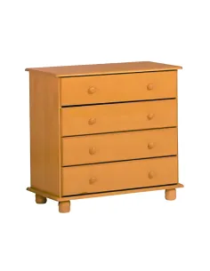 Majestic 4 Drawer Chest - Pine | Murphy Furniture