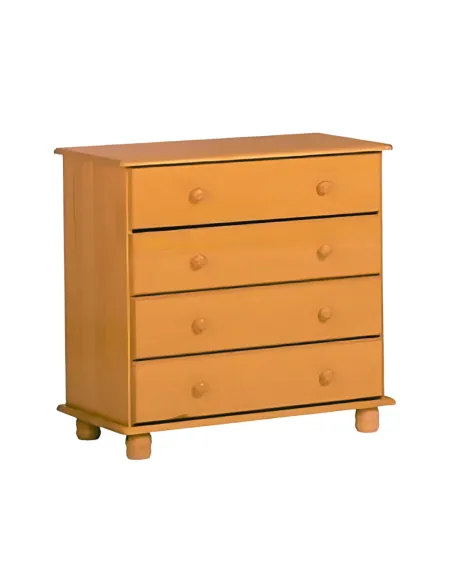 Majestic 4 Drawer Chest - Pine | Murphy Furniture