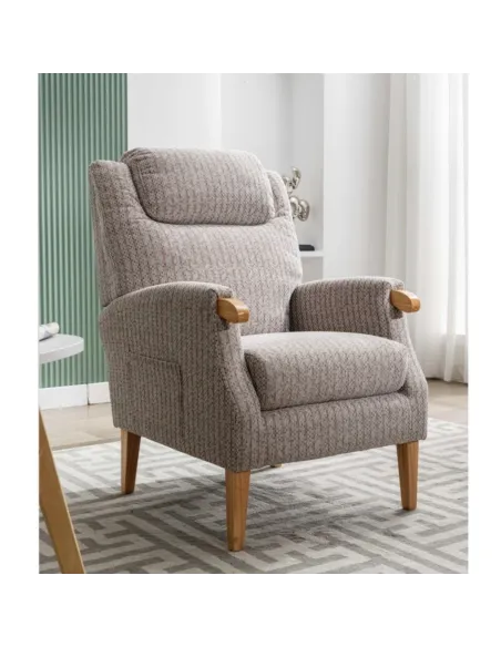 Lisbon Fireside Armchair - Natural | Murphy Furniture