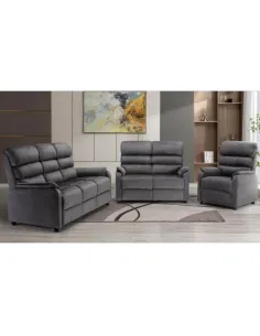 Savoy Fixed Armchair - Grey | Murphy Furniture 2
