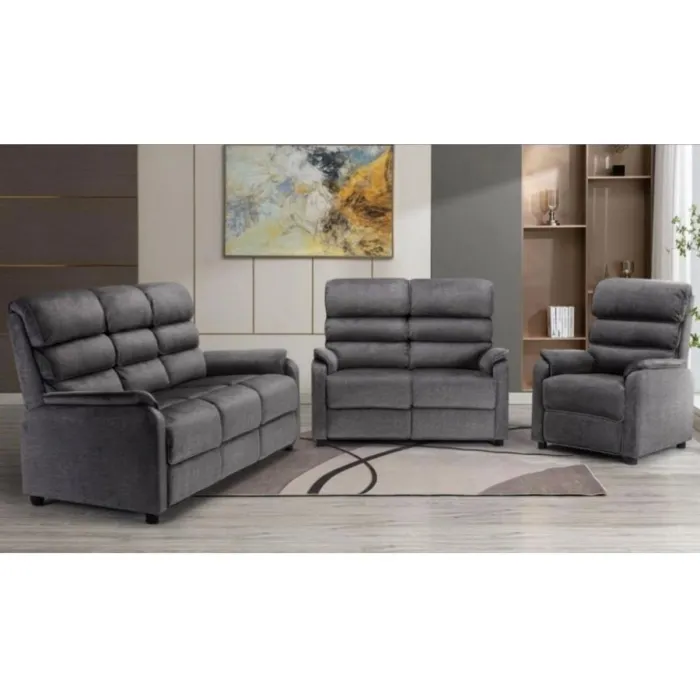 Savoy Fixed Armchair - Grey | Murphy Furniture