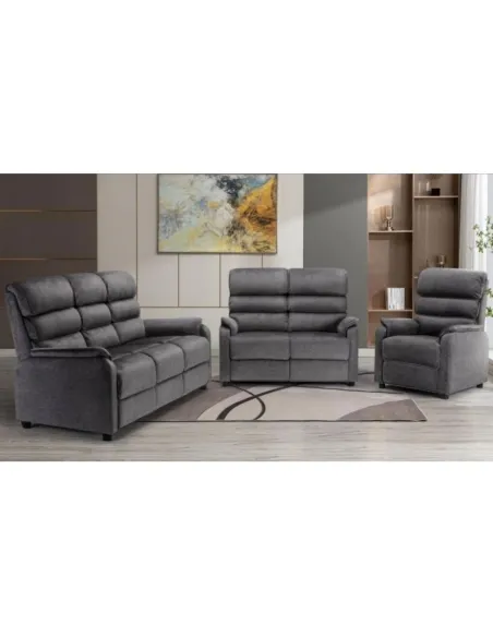 Savoy Fixed Armchair - Grey | Murphy Furniture
