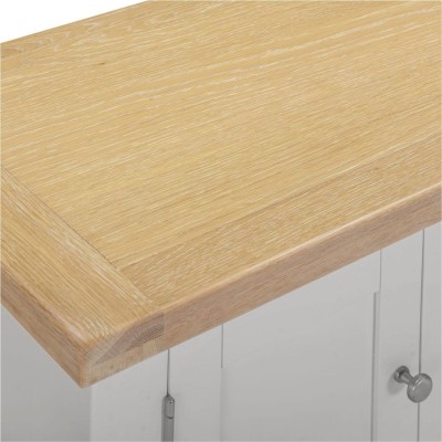 Windsor Straight TV Unit - Pebble Grey/O | Murphy Furniture