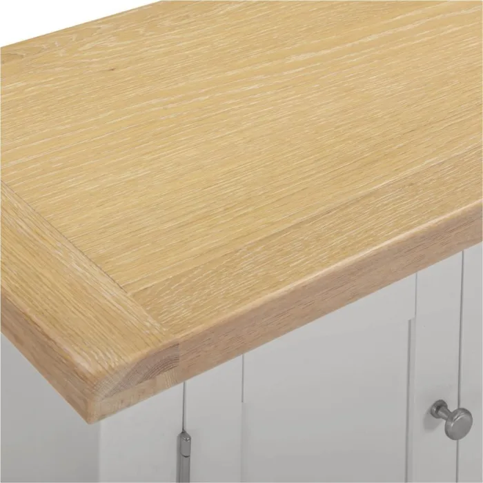 Windsor Straight TV Unit - Pebble Grey/O | Murphy Furniture
