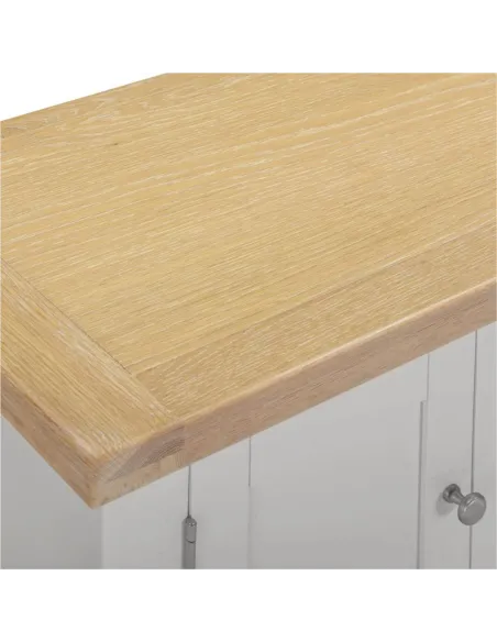 Windsor Straight TV Unit - Pebble Grey/O | Murphy Furniture
