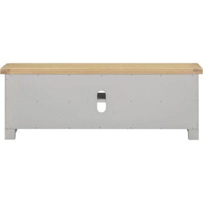 Windsor Straight TV Unit - Pebble Grey/O | Murphy Furniture