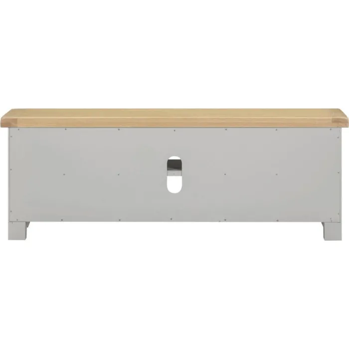 Windsor Straight TV Unit - Pebble Grey/O | Murphy Furniture