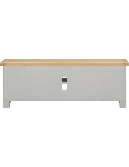 Windsor Straight TV Unit - Pebble Grey/O | Murphy Furniture