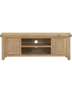 Windsor Straight TV Unit - Natural Oak | Murphy Furniture