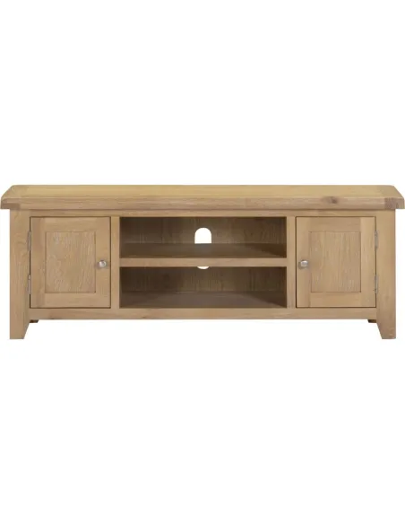 Windsor Straight TV Unit - Natural Oak | Murphy Furniture