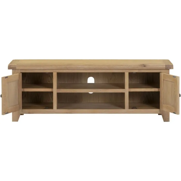 Windsor Straight TV Unit - Natural Oak | Murphy Furniture