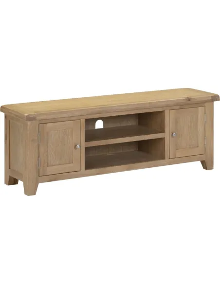 Windsor Straight TV Unit - Natural Oak | Murphy Furniture